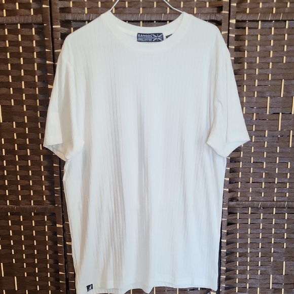 Kangol White Short Sleeve Mens Tee - Picture 1 of 5